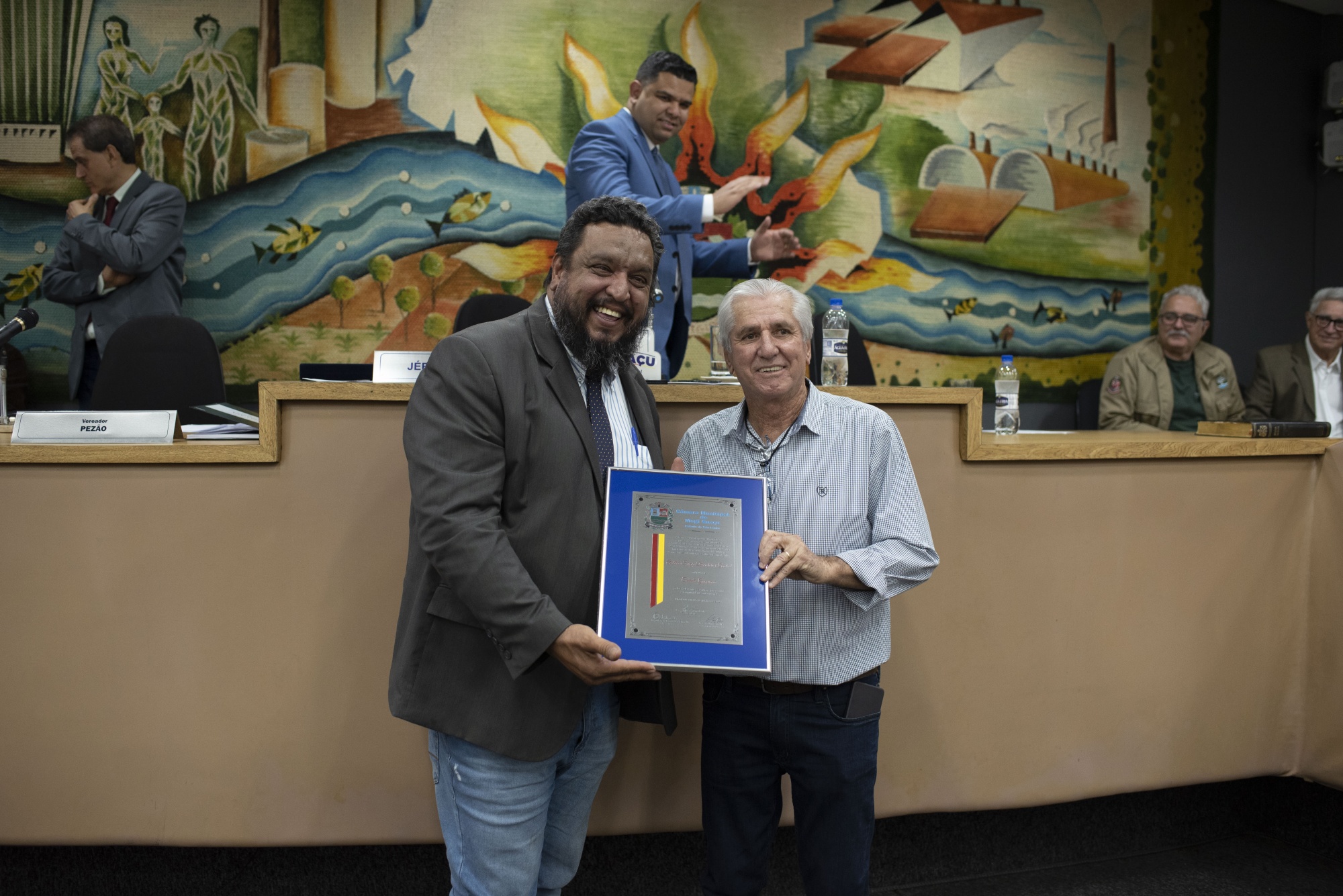 Antônio Sérgio Bancheri, o Guelo, recebe Título de Cidadão Guaçuano