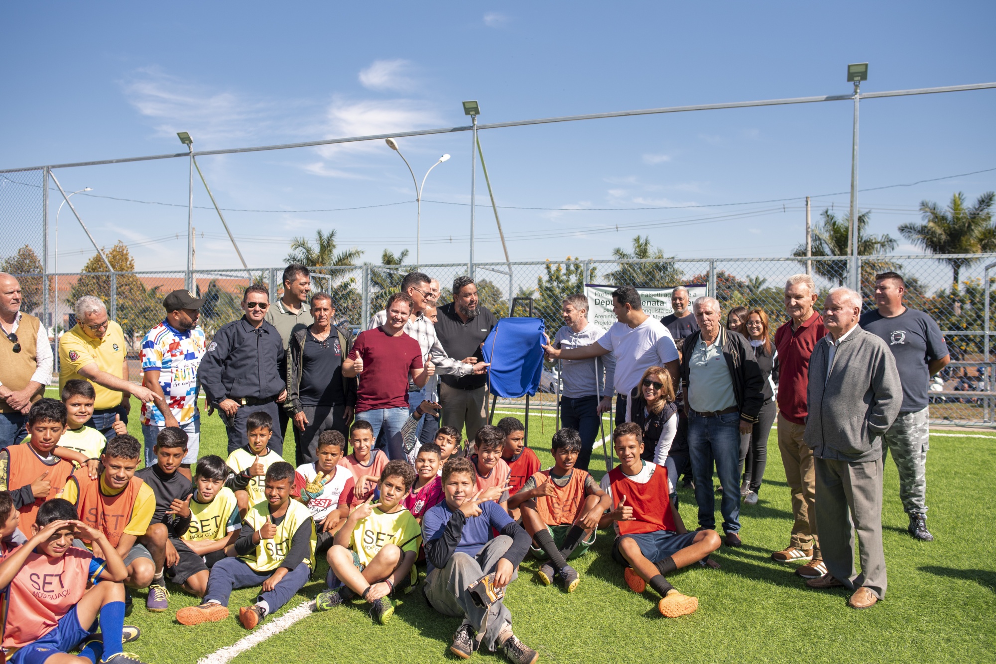Inaugurada a Areninha Esportiva no distrito de Martinho Prado Júnior