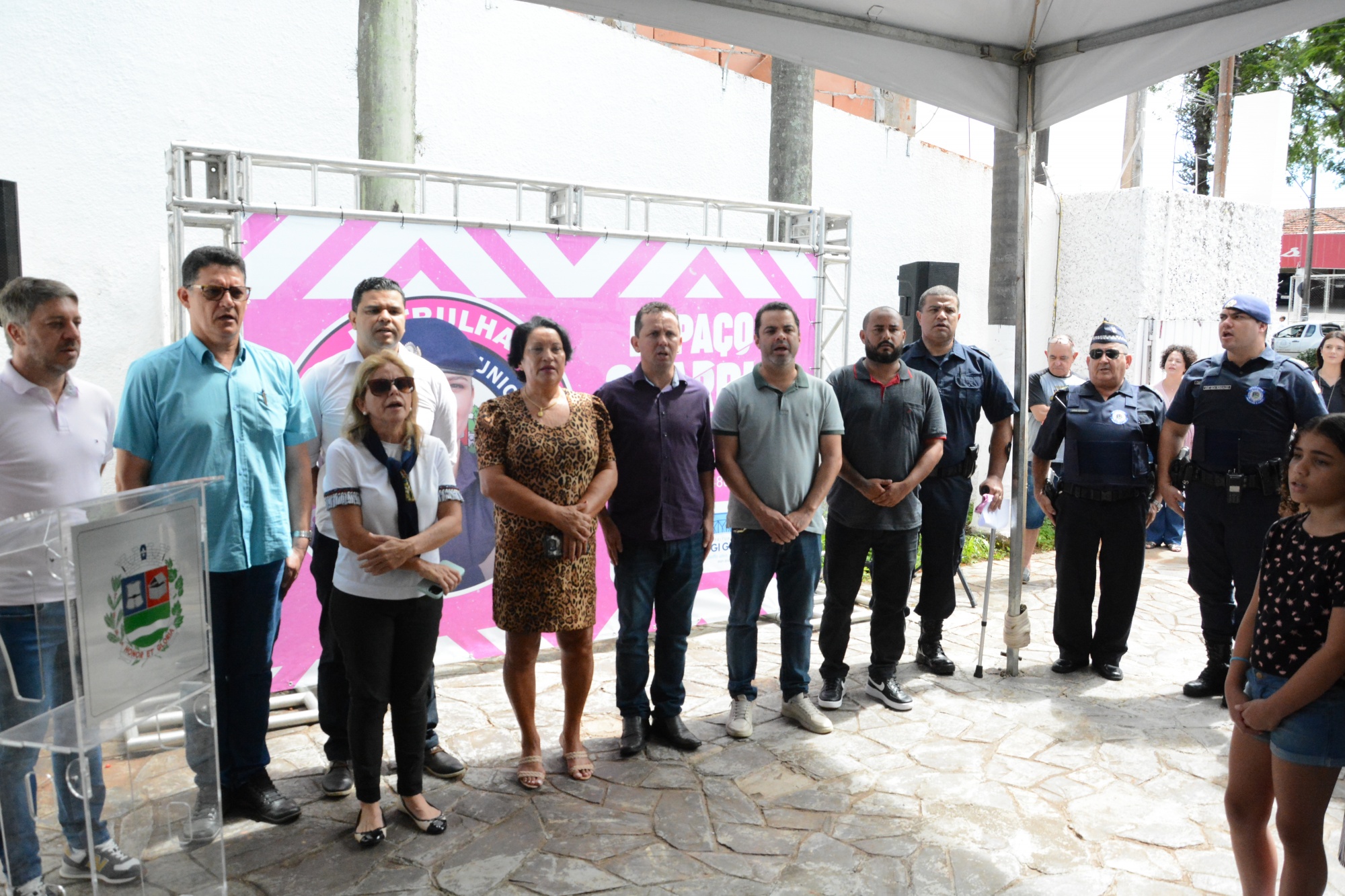 Presidente e vereadores participam da inauguração do Espaço Guardiã