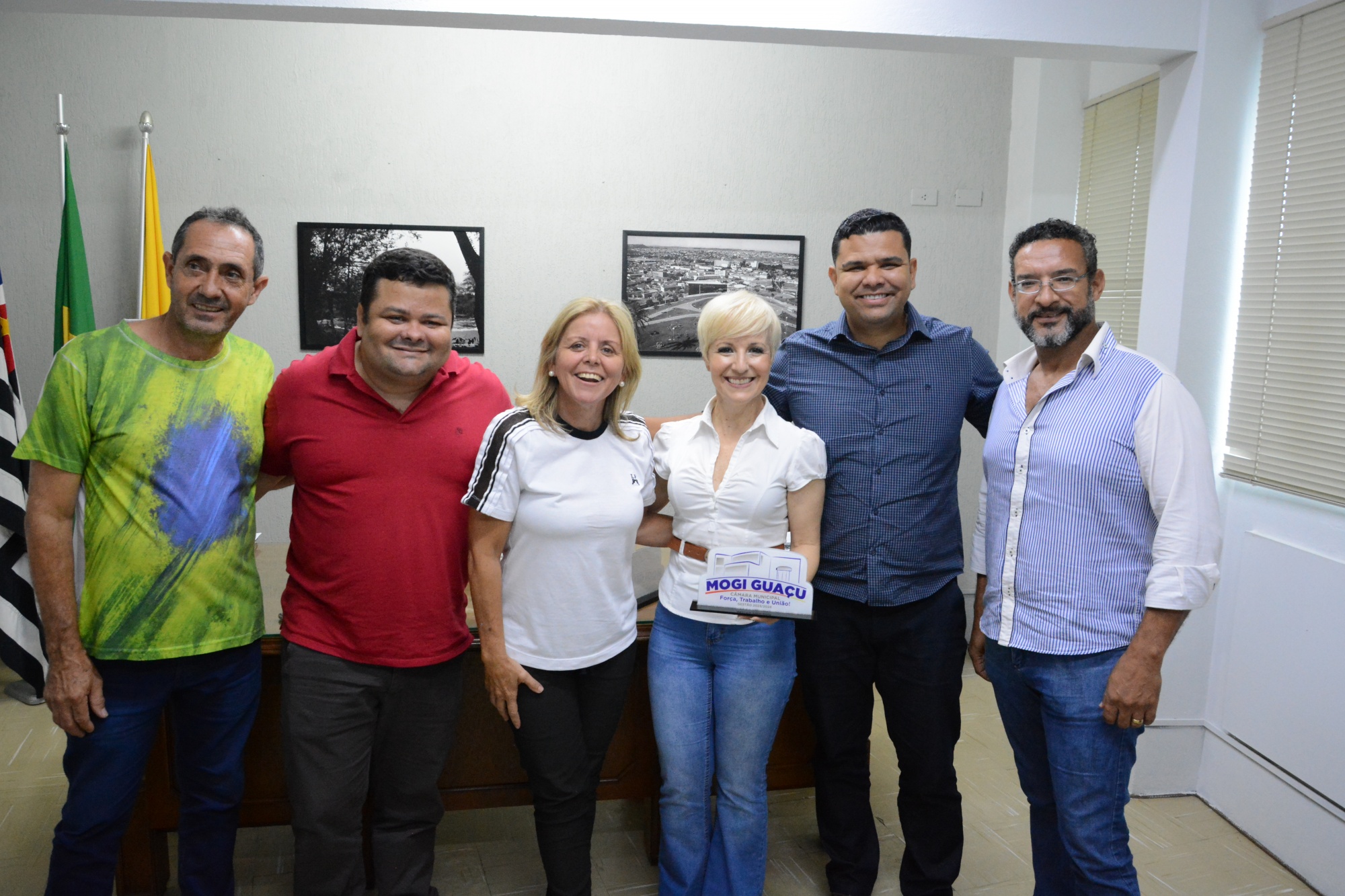 Deputada Damaris Moura visita presidente da Câmara e o Espaço Guardiã