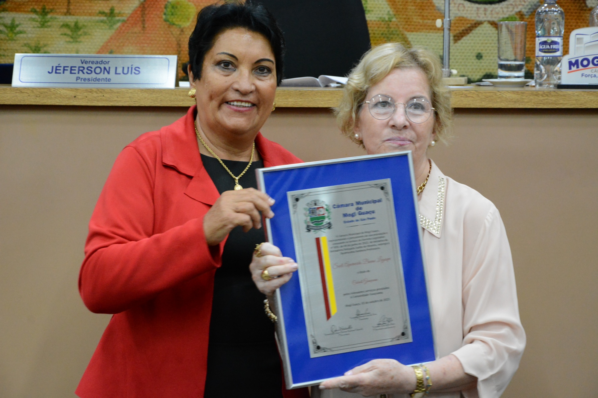 Professora Sueli Aparecida Bueno Legaspe recebe o título de ‘Cidadã Guaçuana’