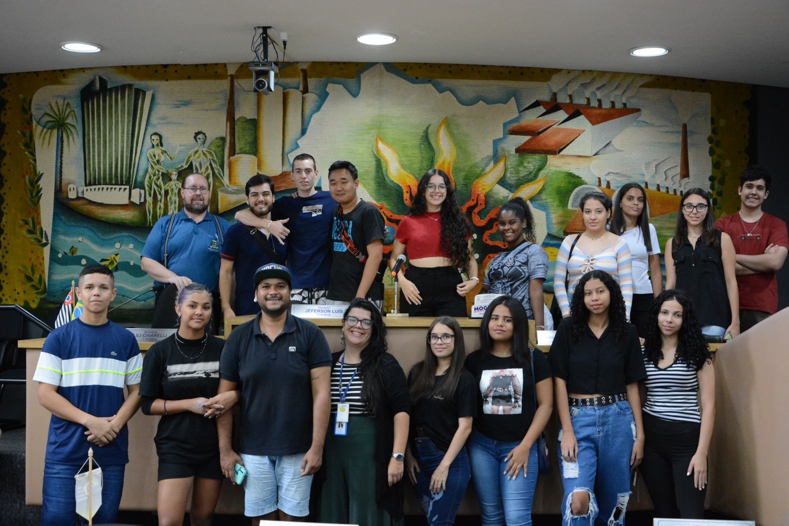 Estudantes do Senac visitam Câmara Municipal de Mogi Guaçu