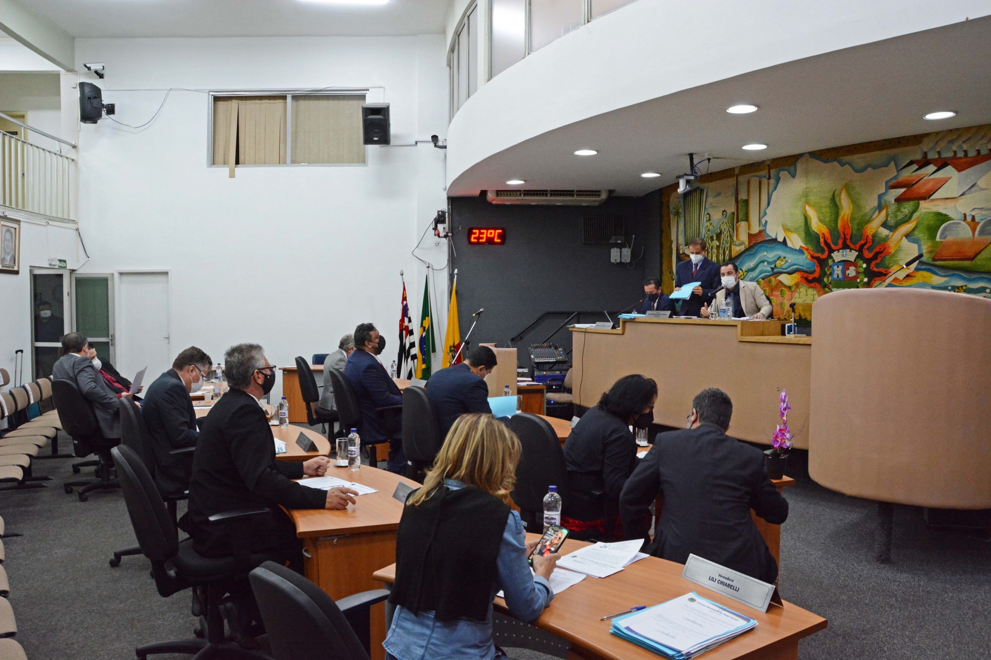 Cinco Projetos de Lei foram aprovados na Sessão desta segunda-feira